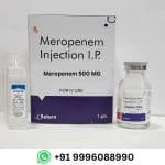 meropenem 500mg injection manufacturers in india