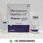 meropenem 250 mg injection manufacturers in india