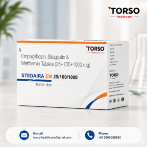 Empagliflozin Sitagliptin Metformin Tablets (25+100+100 mg)