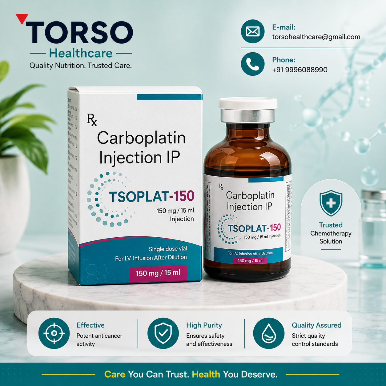 inj carboplatin 150 mg