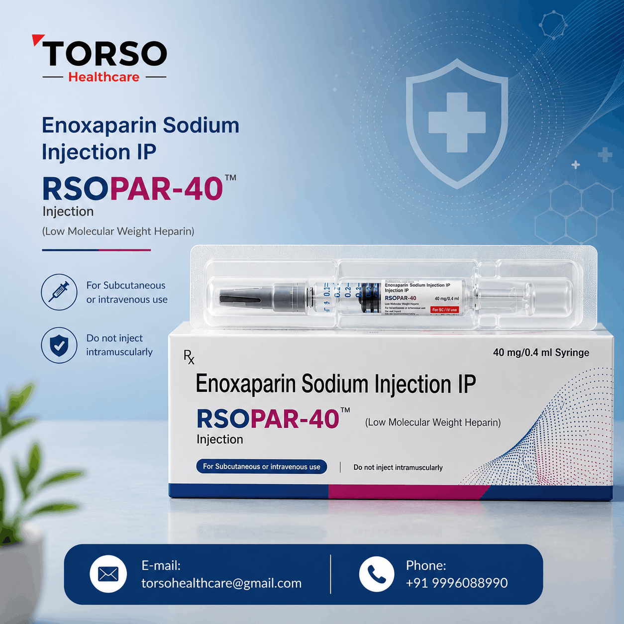 inj enoxaparin 40 mg