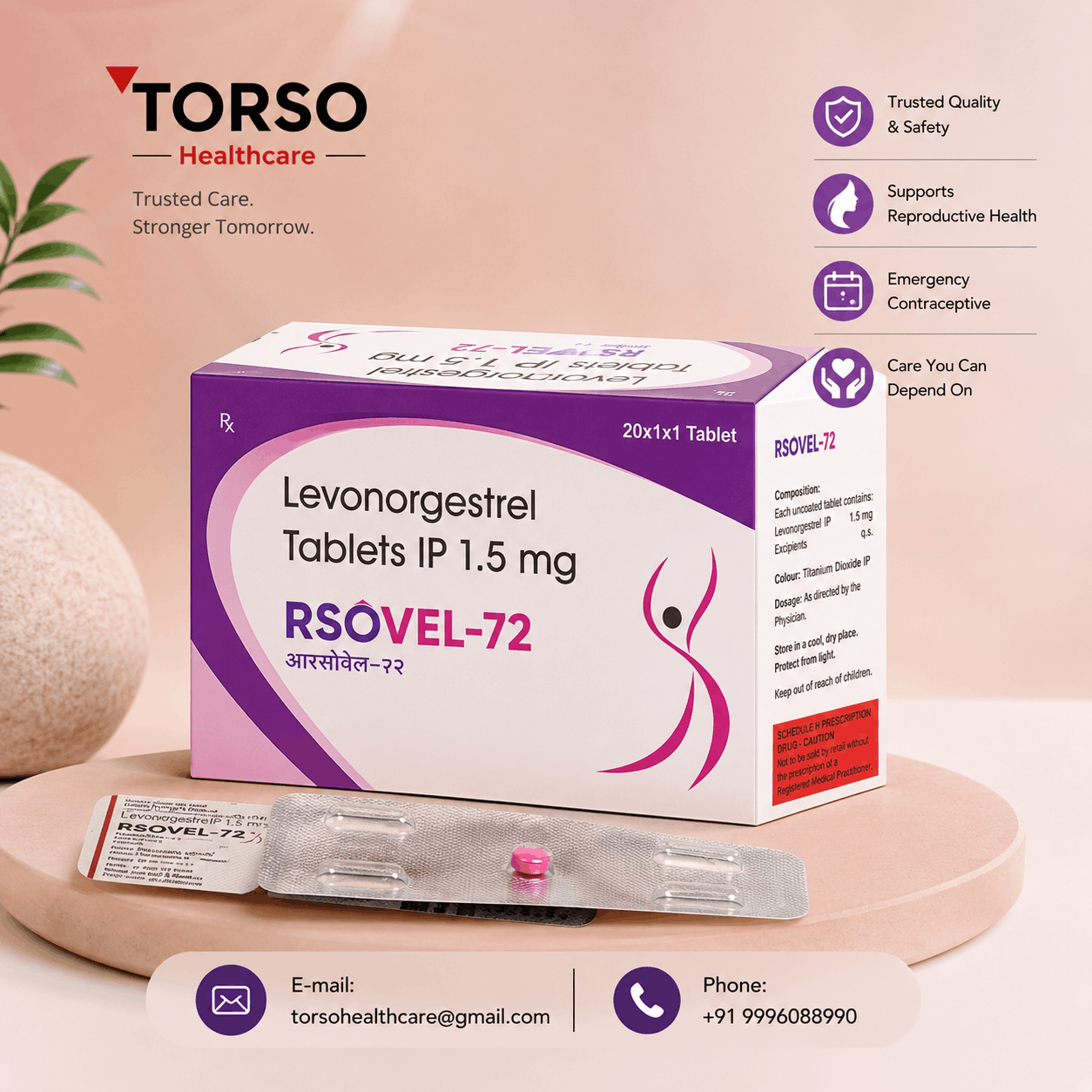levonorgestrel tablets bp 1.5 mg