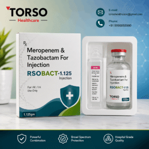 meropenem and tazobactam injection 1.125 gm