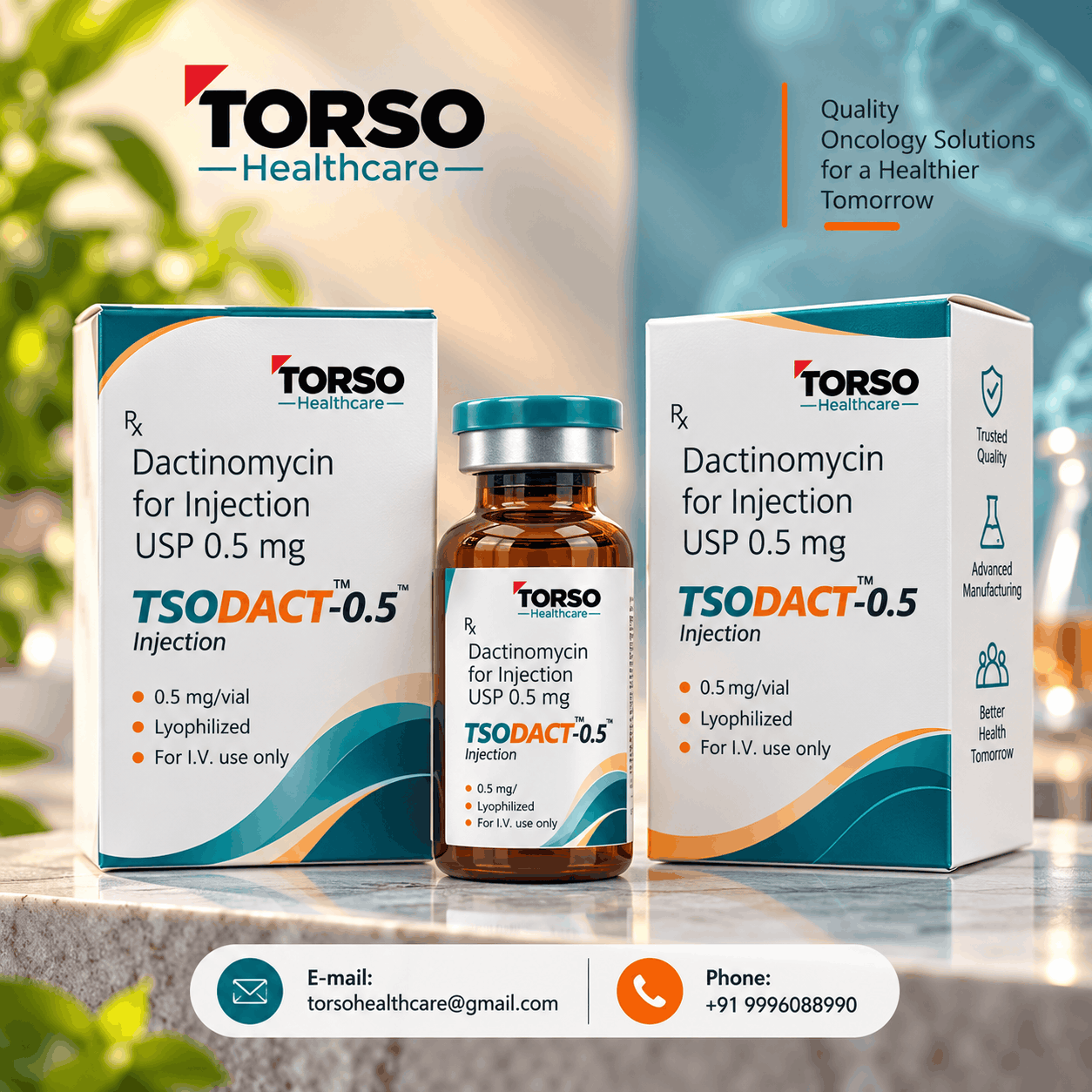 Dactinomycin for Injection USP 0.5mg