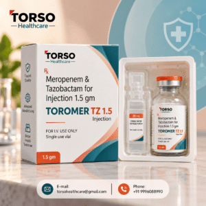 Meropenem and Tazobactam Injection 1.5gm