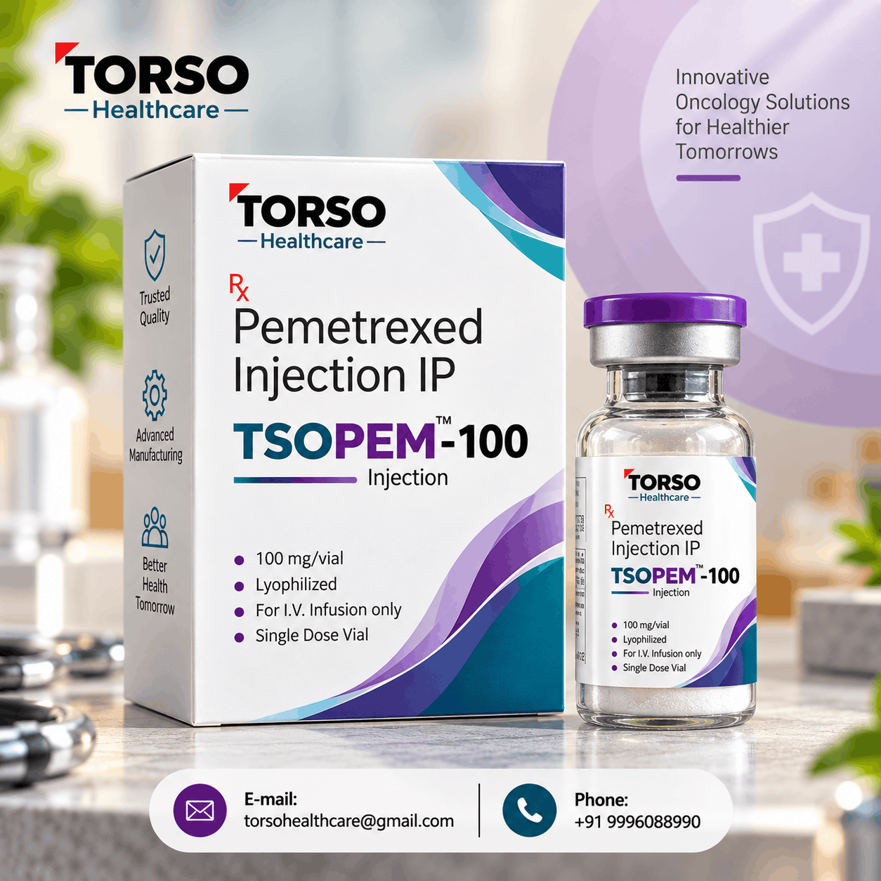 pemetrexed injection ip 100mg